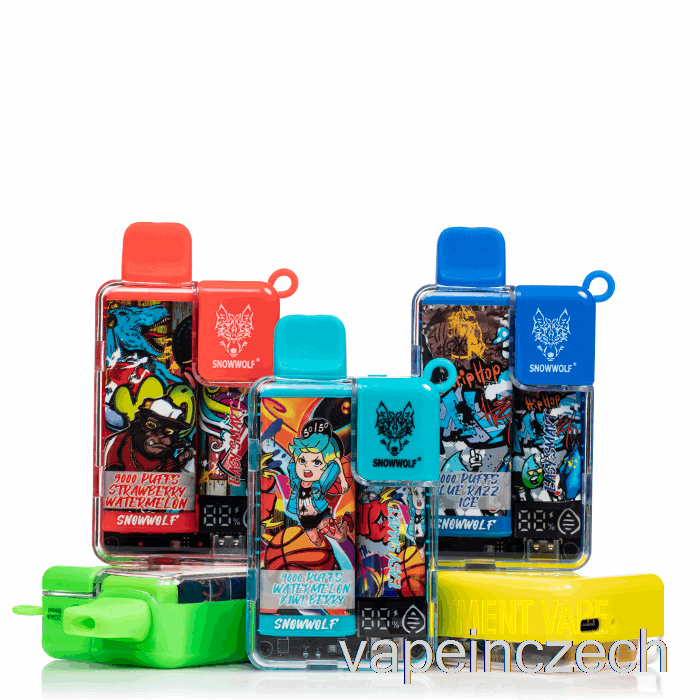Snowwolf Easy Smart Ea9000 Jednorázové čiré Vape Pero